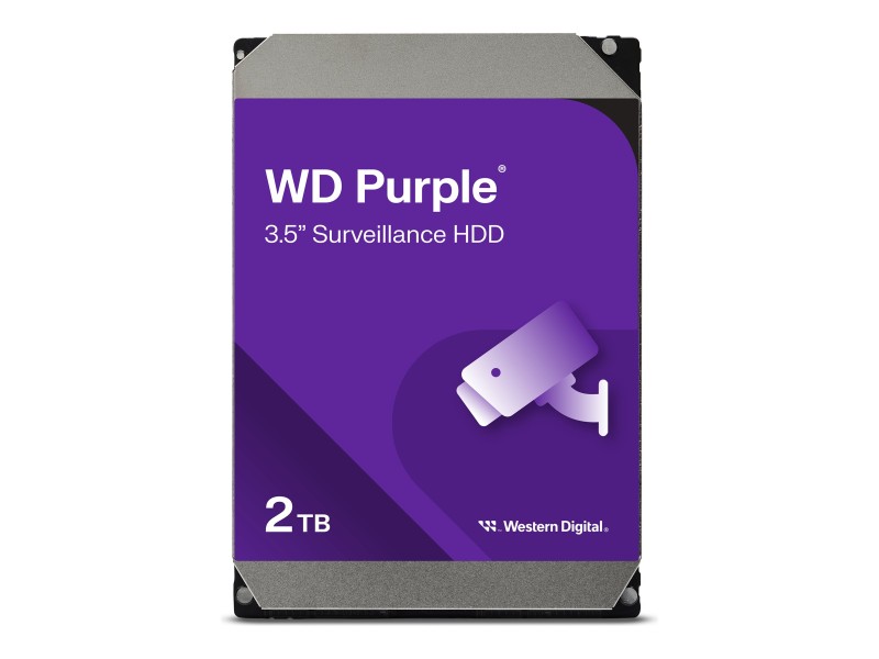 WD Purple  2TB 5400RPM SATA-3 64MB Surveillance
