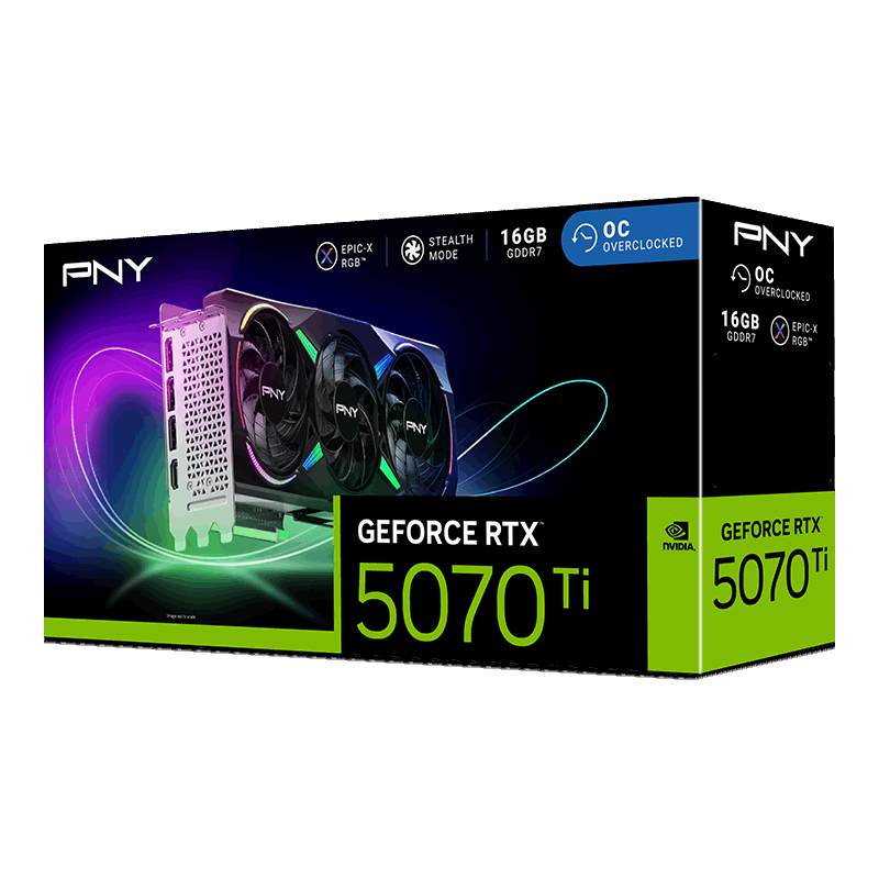 RTX 5070TI 16GB PNY Gaming Triple Fan ARGB