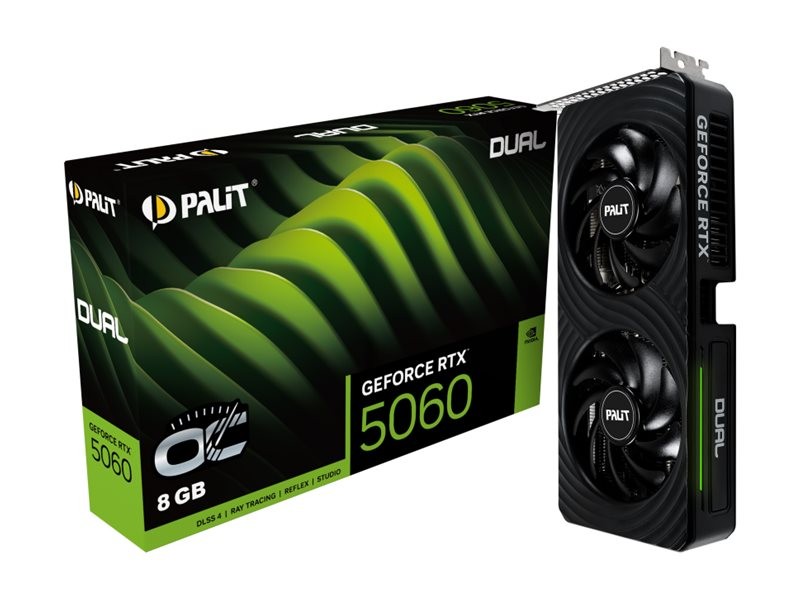 RTX 5060 8GB Palit Dual OC GDDR7