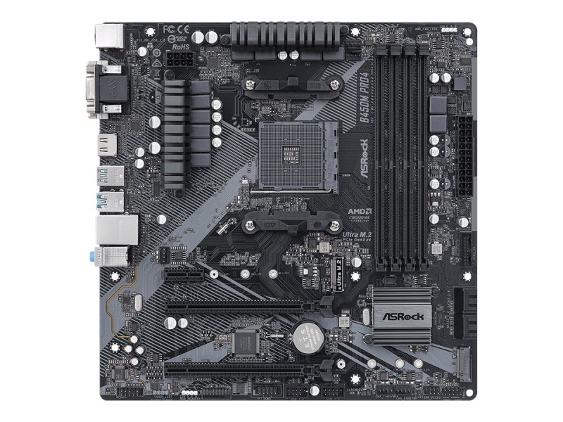 ASRock AM4 B450M Pro4 R2.0 uATX