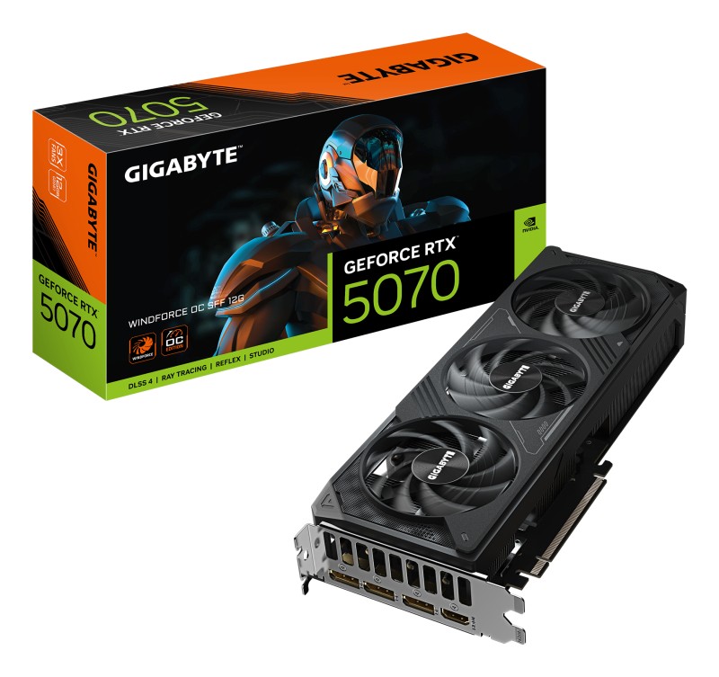 GigabyteВ GeForce RTX 5070 Windforce SFF OC 12GB