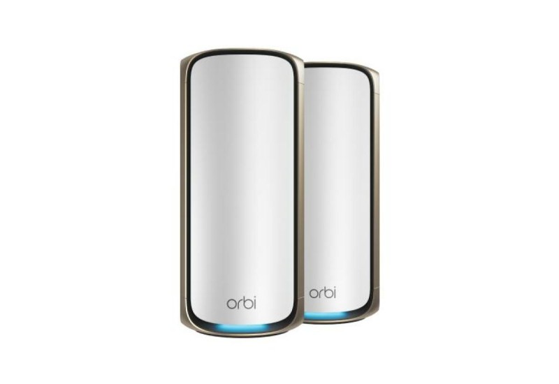 NETGEAR Orbi 970 Series Quad-Band WiFi 7, 2-Pack Quad-band (2.4 GHz / 5 GHz-1 / 5 GHz-2 / 6 GHz) Wi-Fi 6 (802.11ax) Grey 3 Internal