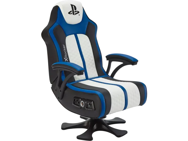 XROCKER LEGEND GAMING CHAIR BLUE-WHITE