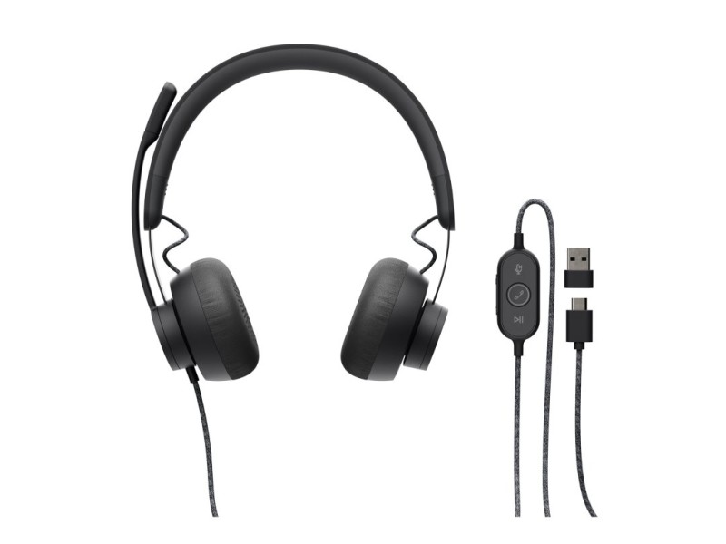 Logitech Headset USB Zone Wired UC für Unified Communication