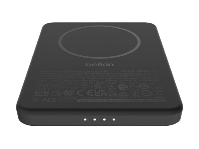 Belkin BoostCharge Slim 5000mAh mag.Powerb. 7,5W schw.BPD010hqBK