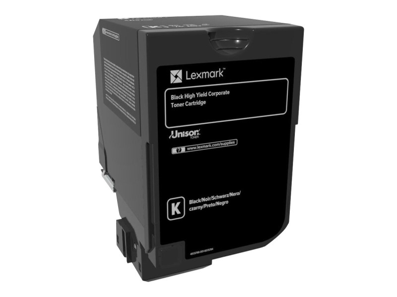 Lexmark Toner 74C2HKE Schwarz bis zu 20.000 Seiten