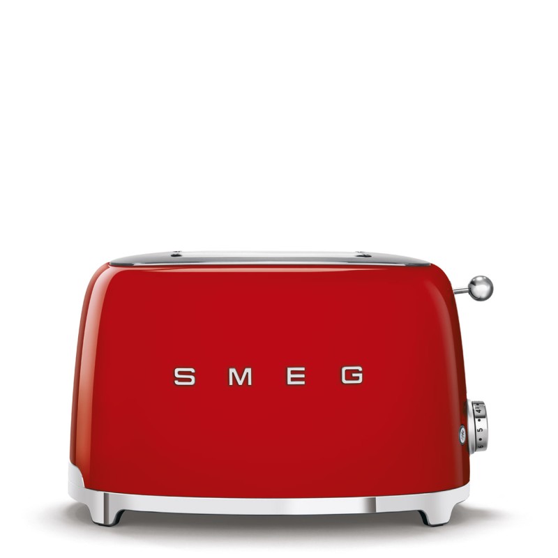 SMEG 50's Style Toaster TSF01RDEU Red, 2 slice(s), Red, Stainless steel, Buttons, Stainless steel, 950 W
