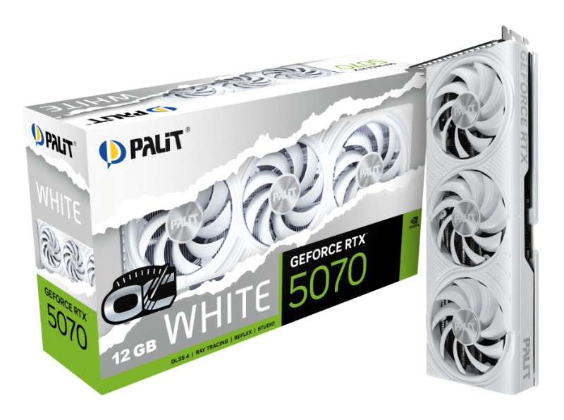 RTX 5070 12GB Palit OC GDDR7 white