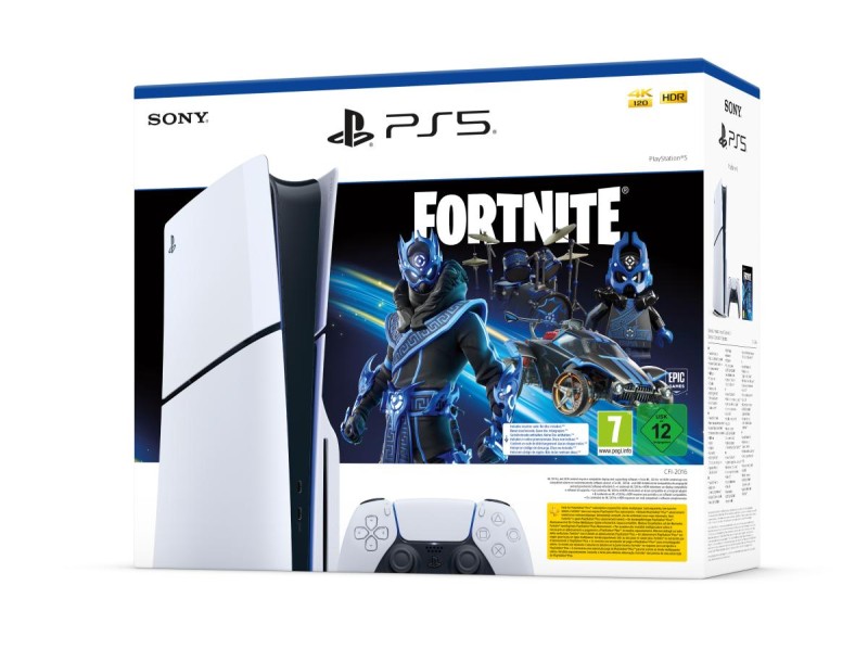 Sony Playstation 5 Slim Fortnite 1 TB Wi-Fi Black, White