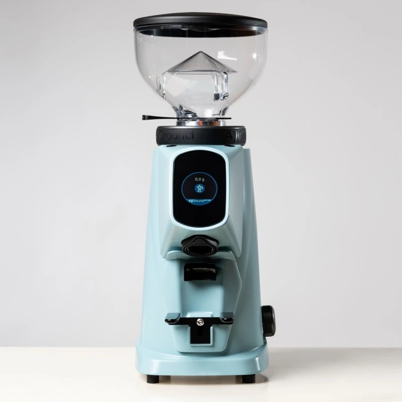 Fiorenzato AllGround Sense Kaffeemhle Pastel Blau Matt, DARK-T Titan Mahlwerk
