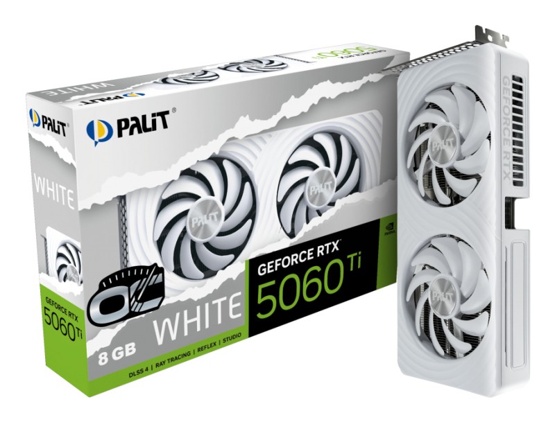 RTX 5060 Ti 8GB Palit OC GDDR7 white