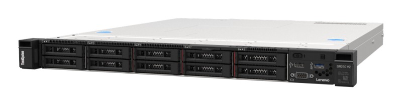 Lenovo ThinkSystem SR250 V2, 3.4 GHz, E-2334, 16 GB, DDR4-SDRAM, 0 GB, Rack (1U)