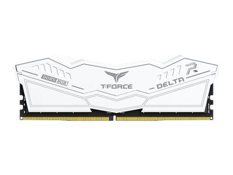 RAM TeamGroup T-Force Delta DIMM 32GB Dual-Kit DDR5-6000 CL38 - RGB White