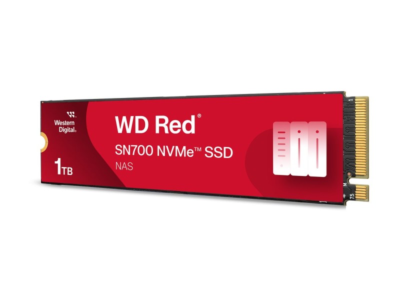 WD Red SN700 NVMe 1TB 2280 PCIe Gen3 8Gb/s internal drive for NAS devices