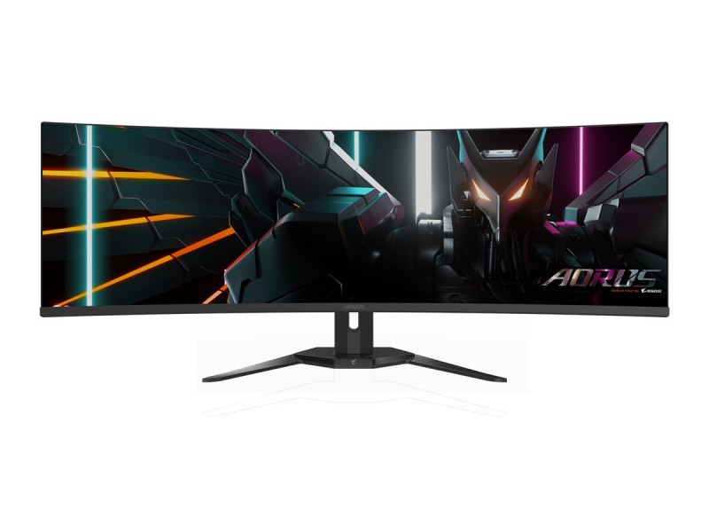 GIGABYTE AORUS CO49DQ 124.4cm 49Zoll DQHD TFT monitor 5120x1440 250cd/m2 2xHDMI 2.1 1xDP 1.4