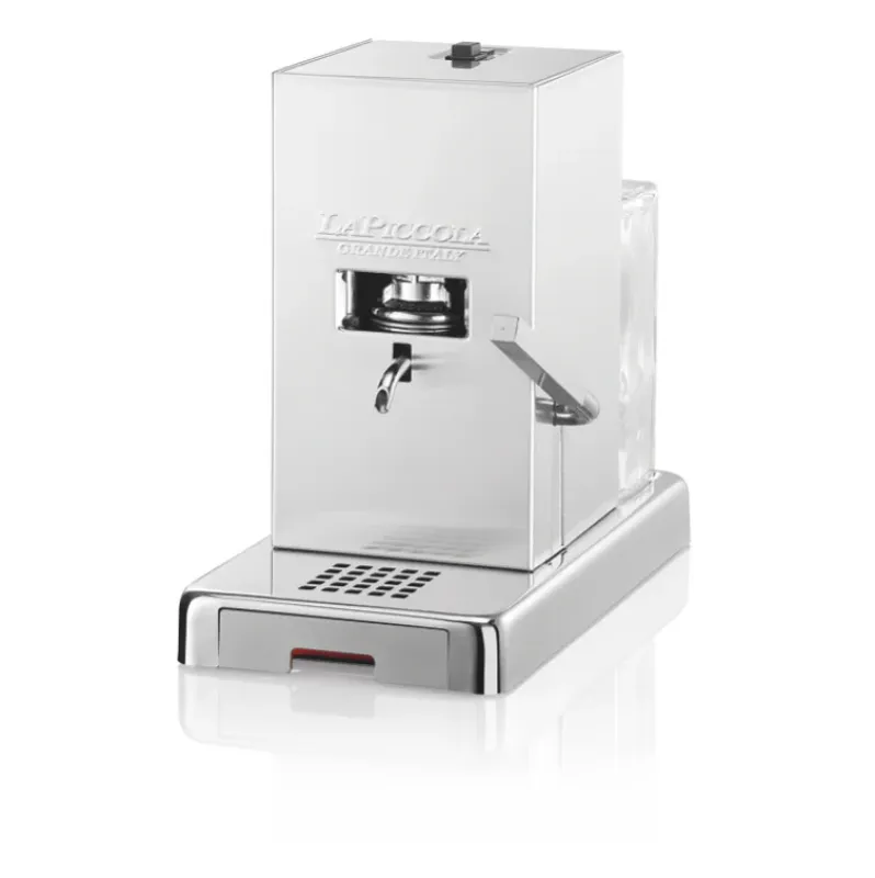 La Piccola Espressomaschine fr ESE-Pads Piccola Satinata Edelstahl