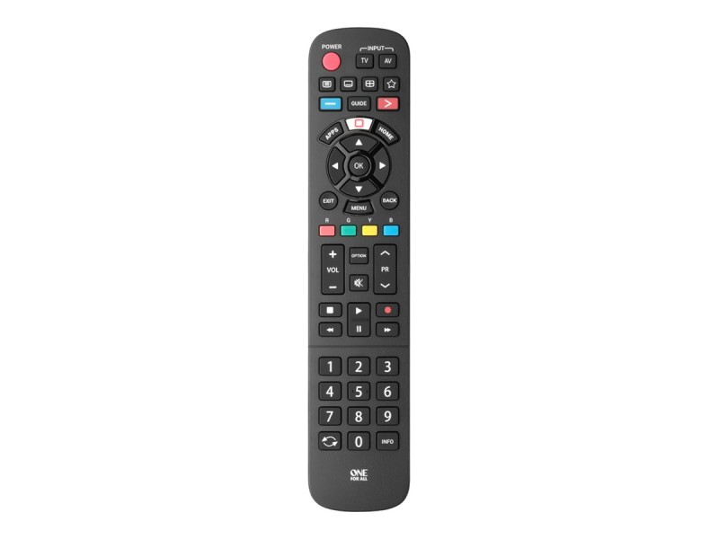 One for all Panasonic TV-Ersatzfernbedienung (schwarz)