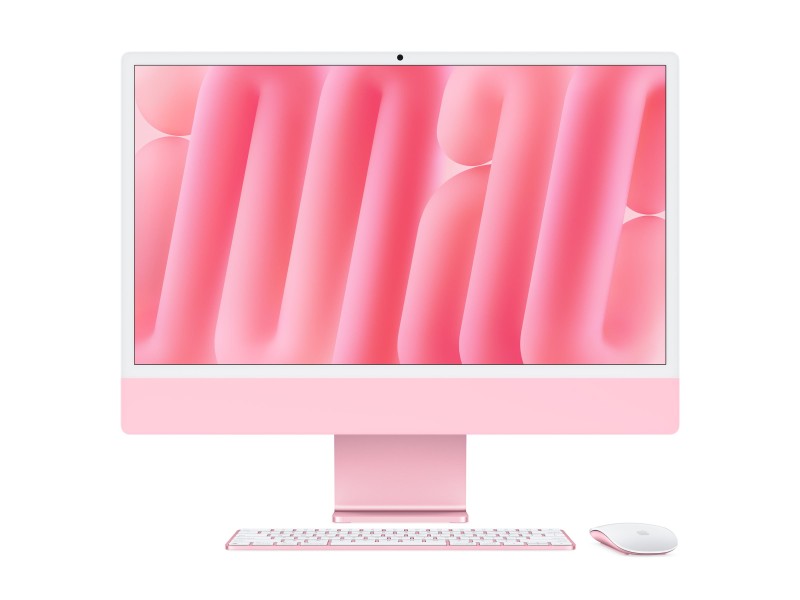 Apple 24-inch iMac with Retina 4.5K display: Apple M4 chip with 8-core CPU and 8-core GPU, 16GB, 256GB SSD - Pink