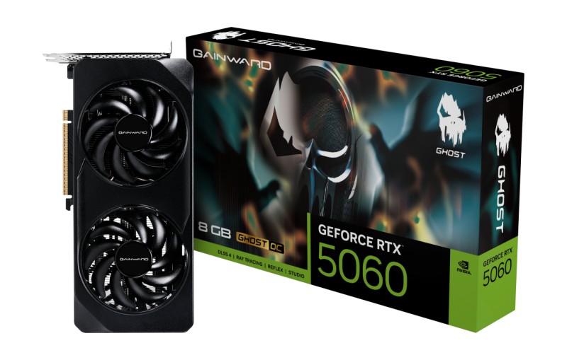 Gainward RTX 5060 Ghost OC 8GB GDDR7 HDMI 3xDP