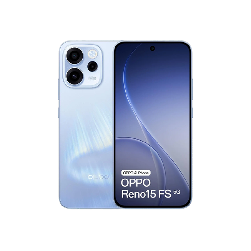 Oppo Reno15 FS 5G Dual Sim 8GB RAM 512GB - Aurora Blue