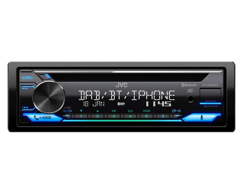 JVC KD-DB922BT Black 200 W Bluetooth