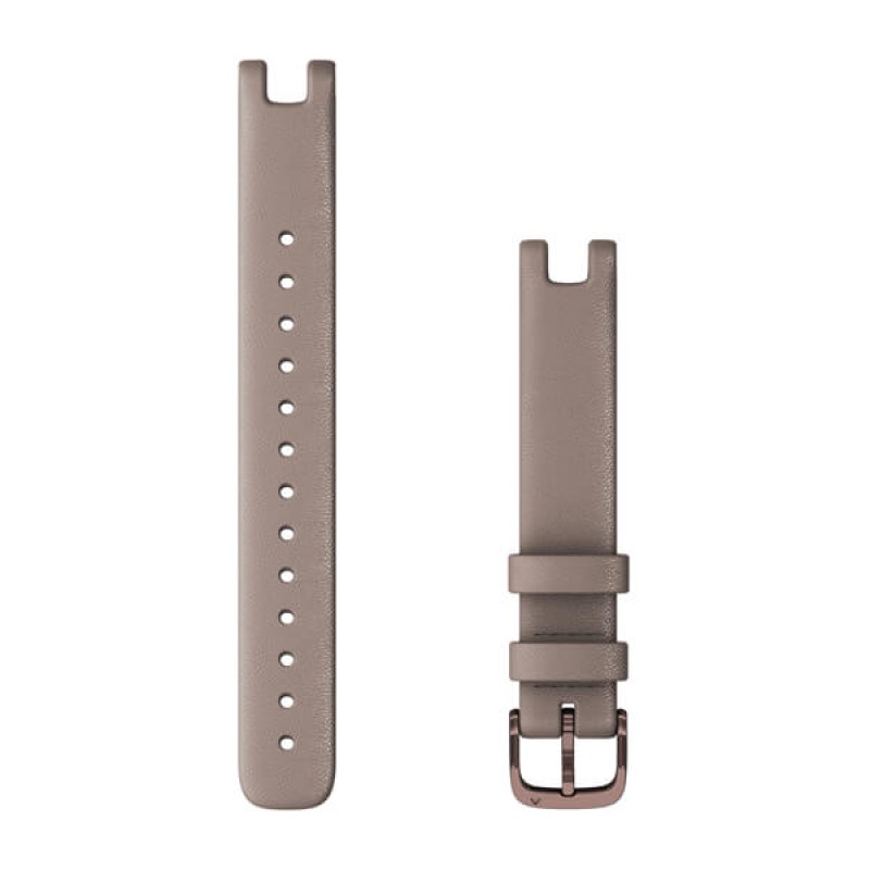 Garmin Lily Bands, Band, Smartwatch, Garmin, Lily, Leather, Bronze