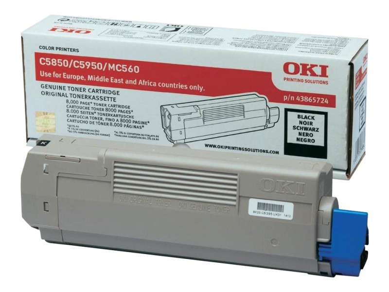 OKI Black - original - toner cartridge