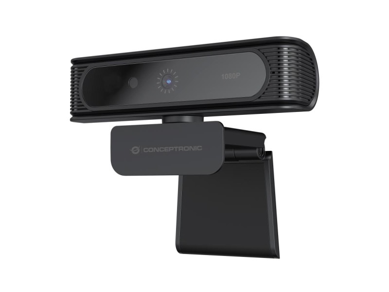 Conceptronic AMDIS09B 1080p Windows Hello Face Recognition Webcam
