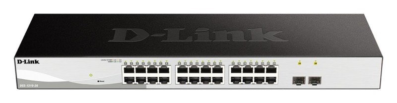 D-Link 26-Port Gigabit Smart Managed Switch including 2 SFP ports