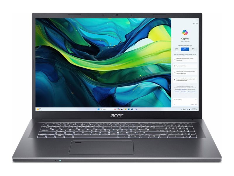 Acer Aspire 17 A17-51GM-75AW Core7-150U/32GB/1TBSSD/RTX2050/W11 Home US english QWERTY