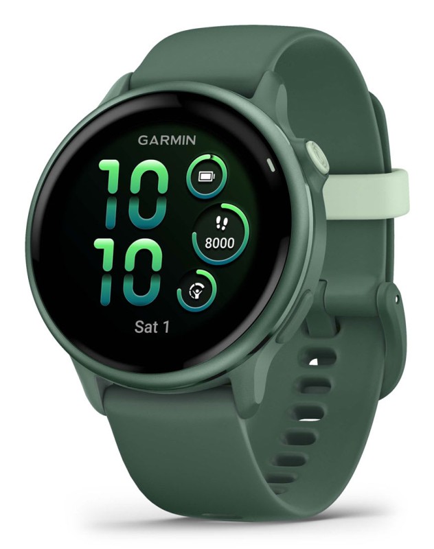 Garmin vívoactive 6 - 42 mm - metallic jasper green