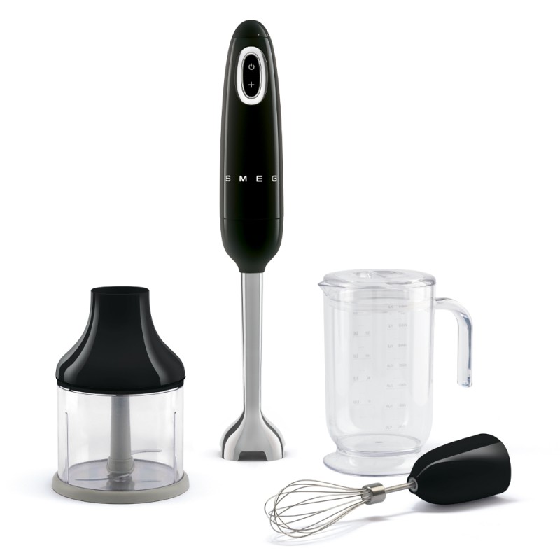 SMEG HBF03BLEU, Immersion blender, 1.5 m, 700 W, Black