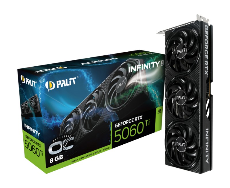 Palit RTX5060 TI Infinity 3 OC 8GB GDDR7 HDMI 3xDP