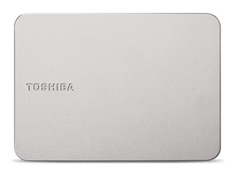 Toshiba Storage Canvio Flex 1TB, Externe Festplatte (hellsilber, USB-C / USB-A)