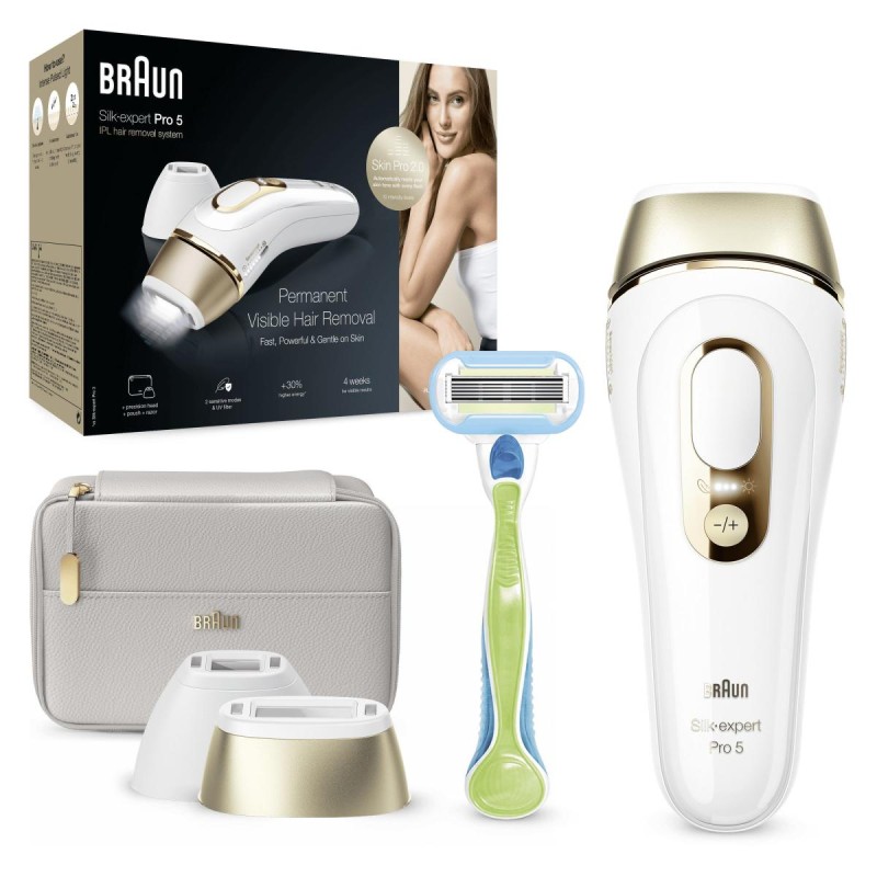 Braun Silk-expert Pro Silk expert Pro 5 PL5154 Intense pulsed light (IPL) Gold, White