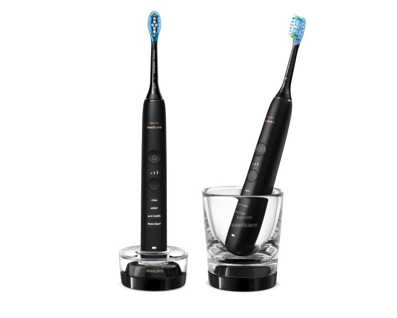 Philips Sonicare DiamondClean 9000 series DiamondClean 9000 HX9914/54 2-pack sonic electric toothbrush with chargers & app