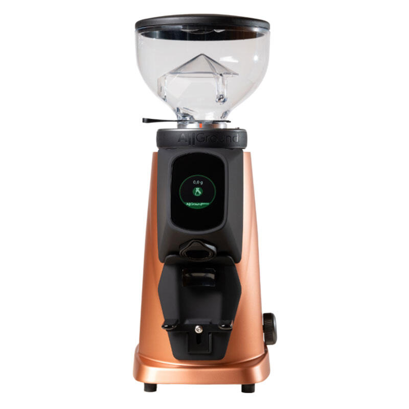 Fiorenzato AllGround Sense Kaffeemhle Kupfer & Schwarz, DARK-T Titan Mahlwerk