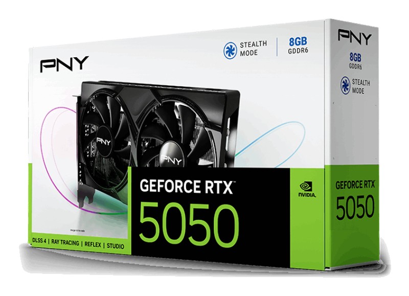 RTX 5050 8GB PNY Dual Fan GDDR6
