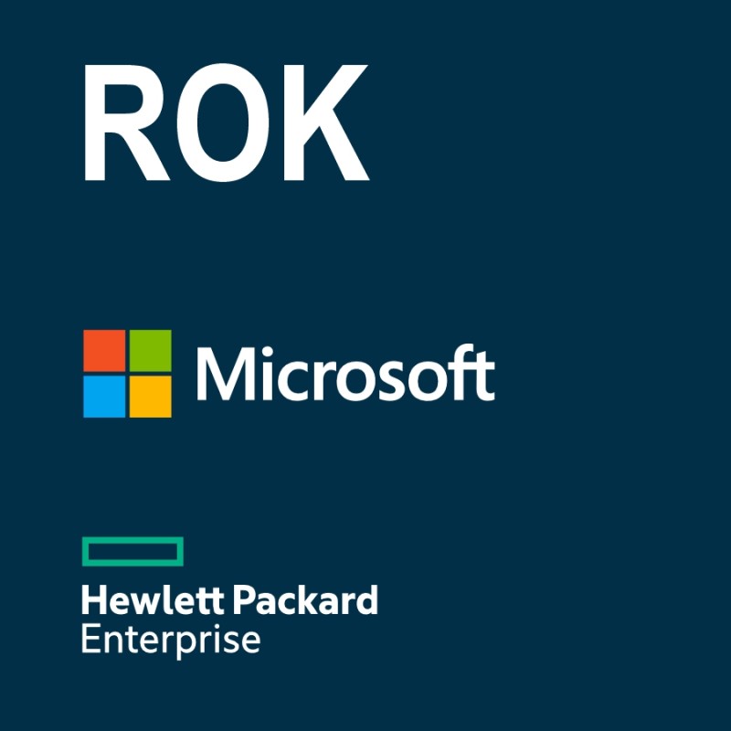 Microsoft Windows Server HPE ROK OEM 2022 4-core DC Add Lic