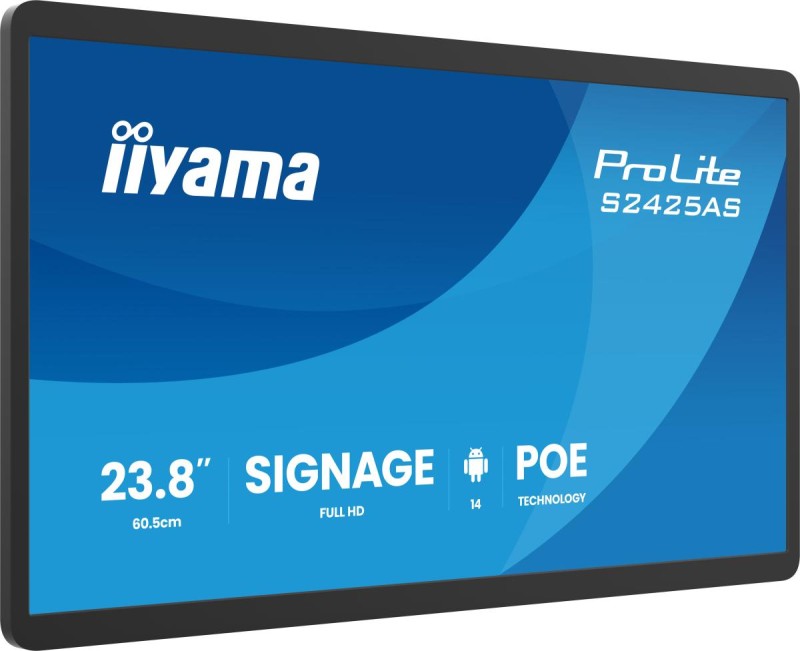 iiyama ProLite S2425AS-B1P Digital signage flat panel 60.5 cm (23.8