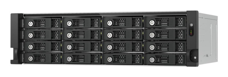 QNAP TL-R1600PES-RP storage drive enclosure HDD/SSD enclosure Black, Grey 2.5/3.5