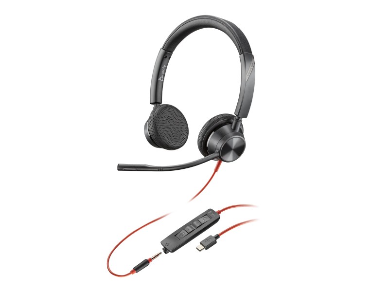 Poly BW 3325 USB-C HS +3.5mmP +USB-C/A