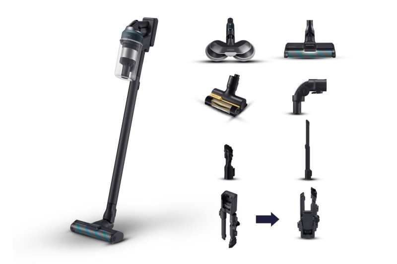 Samsung VS20C852FTB 2-in-1 stick vacuum Battery Dry Bagless 580 W Black, Blue