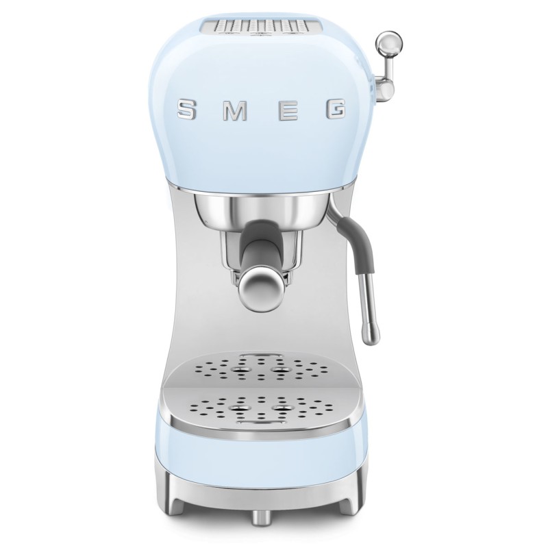 SMEG ECF02PBEU, Espresso machine, 1.1 L, Ground coffee, 1350 W, Blue