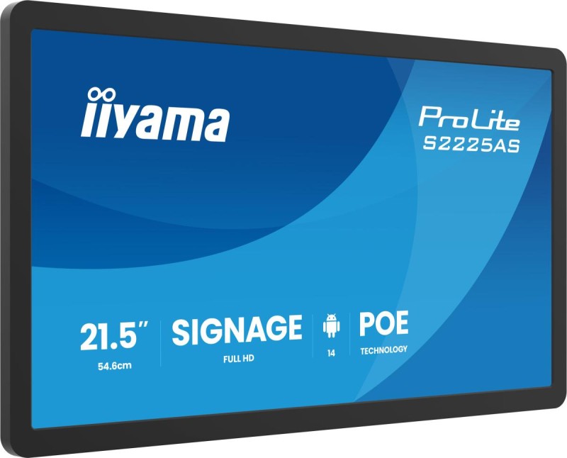 iiyama ProLite S2225AS-B1P Digital signage flat panel 54.6 cm (21.5