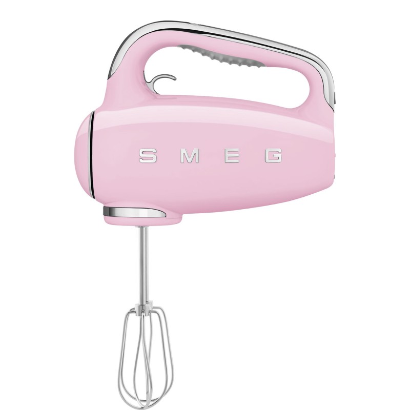 SMEG 50's Style Hand mixer HMF01PKEU Pink, Hand mixer, Pink, Mixing, 1.5 m, Buttons, Aluminium