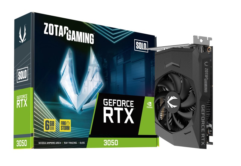 RTX 3050 6GB ZOTAC Gaming Solo GDDR6 1Fan