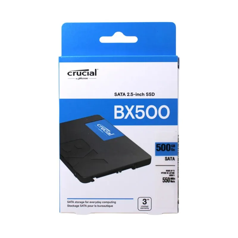 Crucial SSD BX500  500GB Sata-3