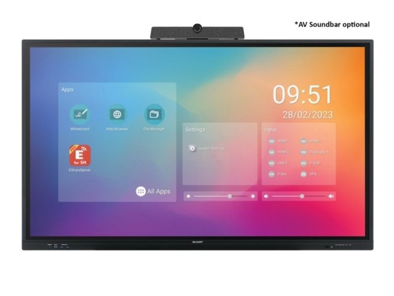 Sharp PN-LC652 Digital Signage Touch Display 165,1 cm (65
