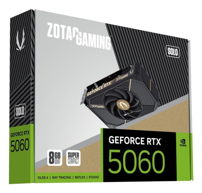 RTX 5060 8GB Zotac SOLO GDDR7 1 Fan